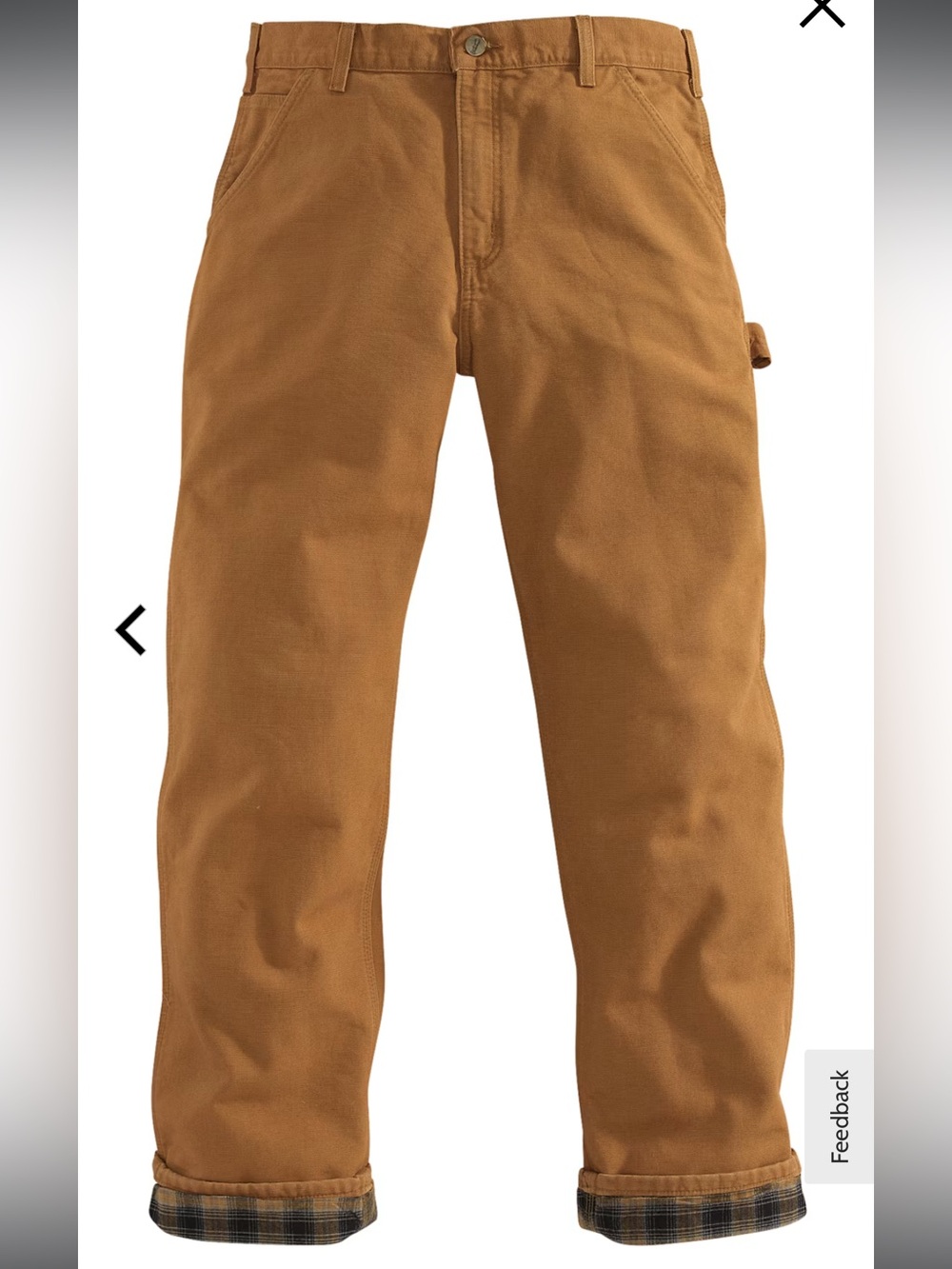 Carhartt // Flannel-Lined Duck Dungarees